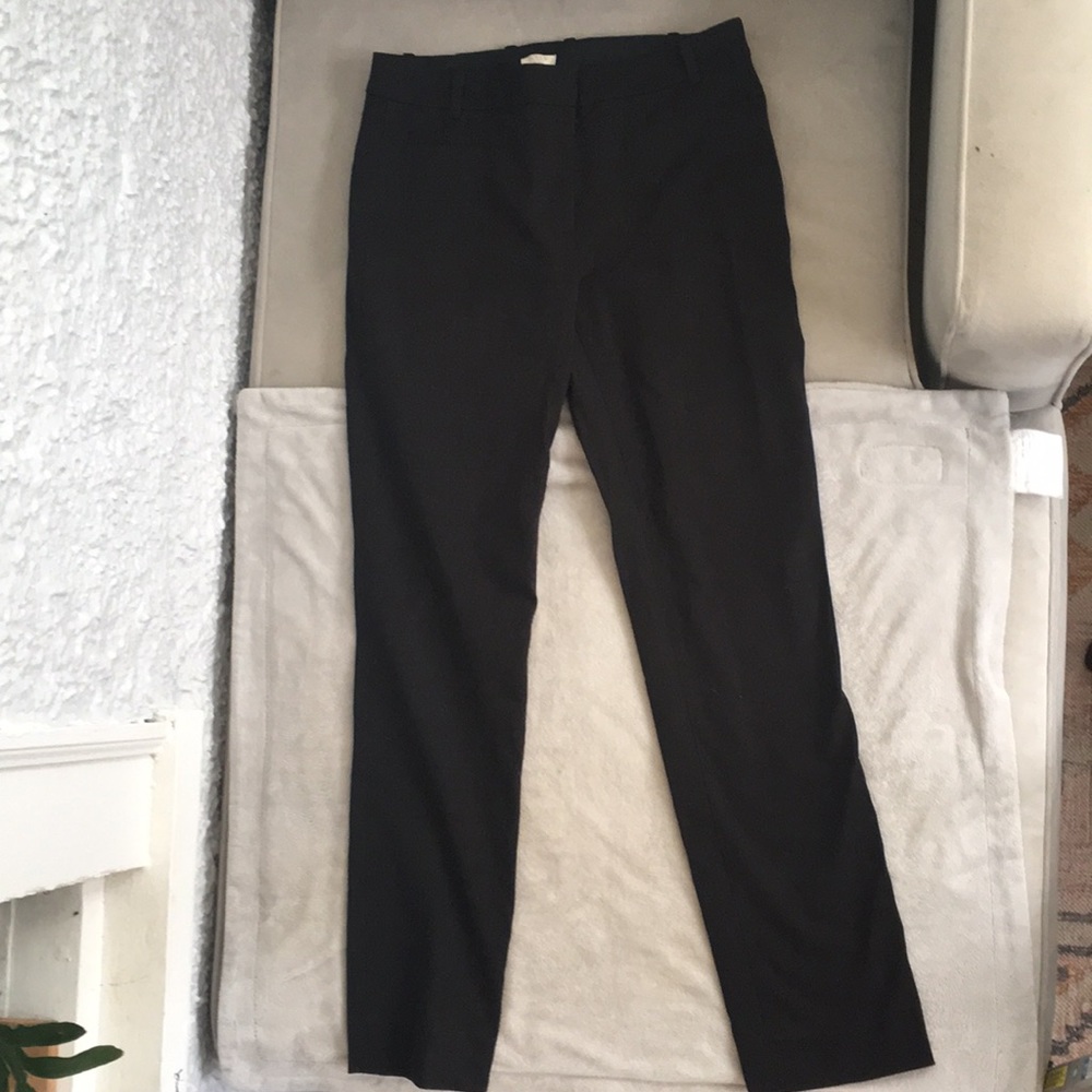 J Crew Factory Lexie pants black size 4 reg NWT